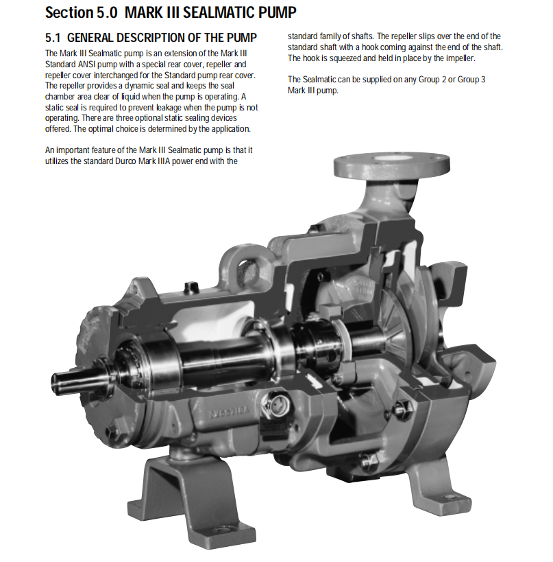 Mark 3 Pump Specifications